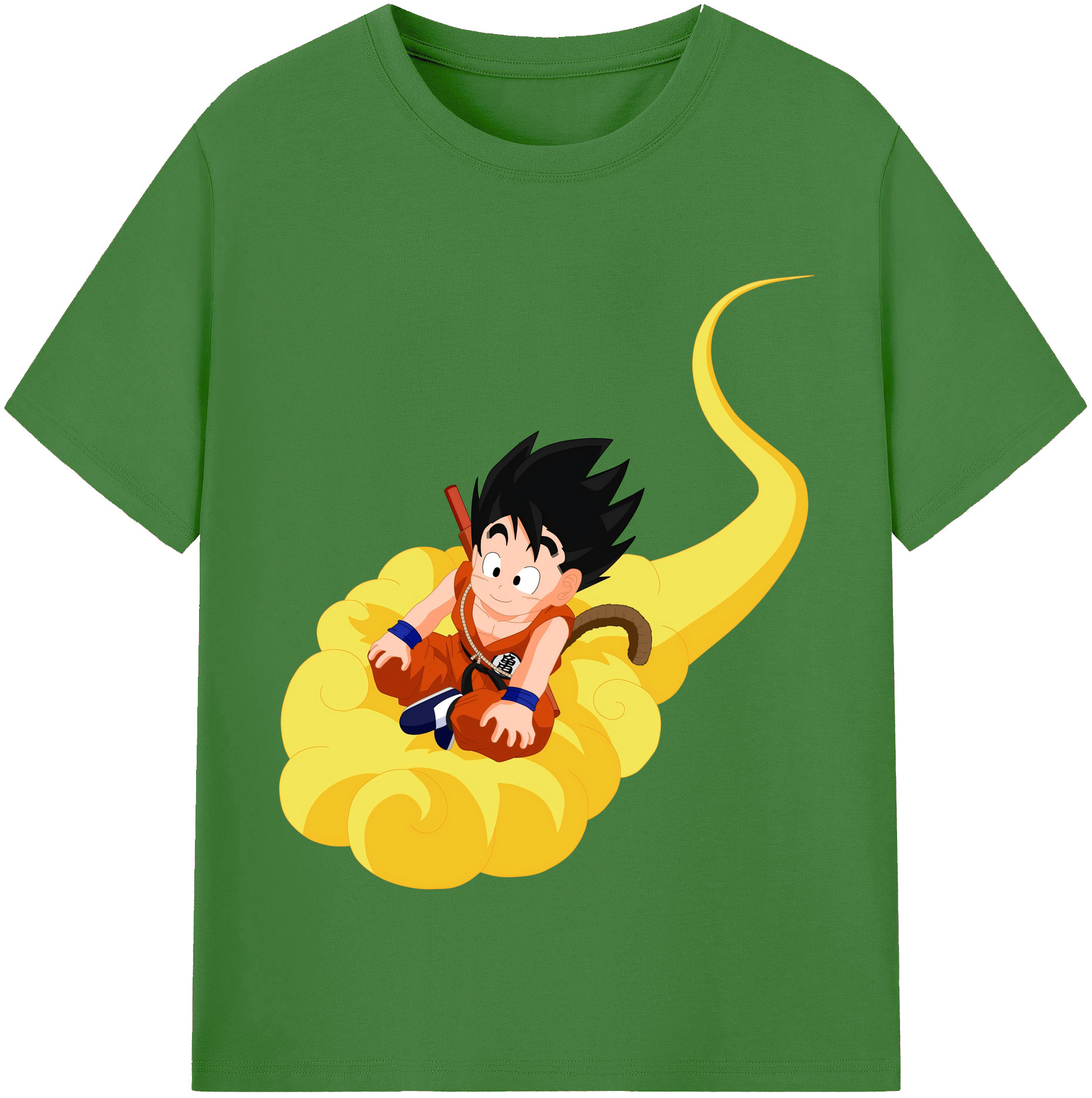 （画像用） ドラゴンボール 孫悟空（そん ごくう）Son Goku カカロット DRAGON BALL Kakarotto レディースカジュアルプリントTシャツ（綿100％）